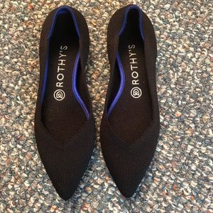 Rothy's The Point Original Black FlatsSize 8W
